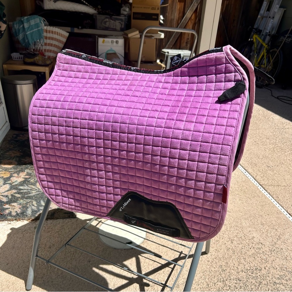 LeMieux Pink/Lavender Dressage Saddle Pad